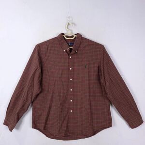 Ralph Lauren Button Up Shirt Mens Size 2XL Multicolor Long Sleeve Tartan Plaid